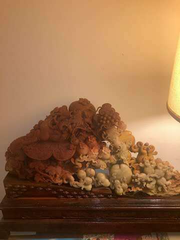 古玩雜項壽山石擺件真品鑒賞圖