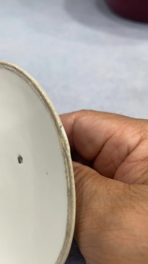 古玩陶瓷粉彩花卉紋參壺真品鑒賞圖