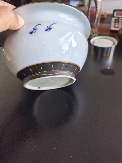古玩陶瓷荷塘清趣圖香爐真品鑒賞圖