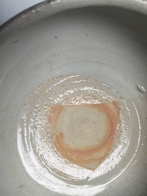 古玩陶瓷青釉三足爐真品鑒賞圖