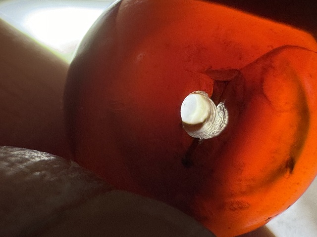古玩玉器遼平頭瑪瑙真品鑒賞圖