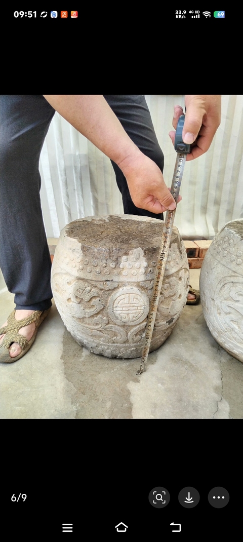 古玩雜項石墩真品鑒賞圖