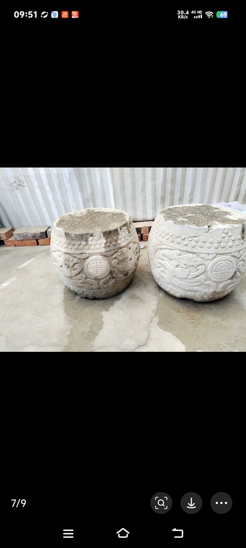 古玩雜項石墩真品鑒賞圖