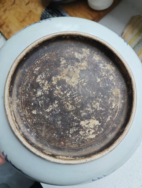 古玩陶瓷青花盤真品鑒賞圖
