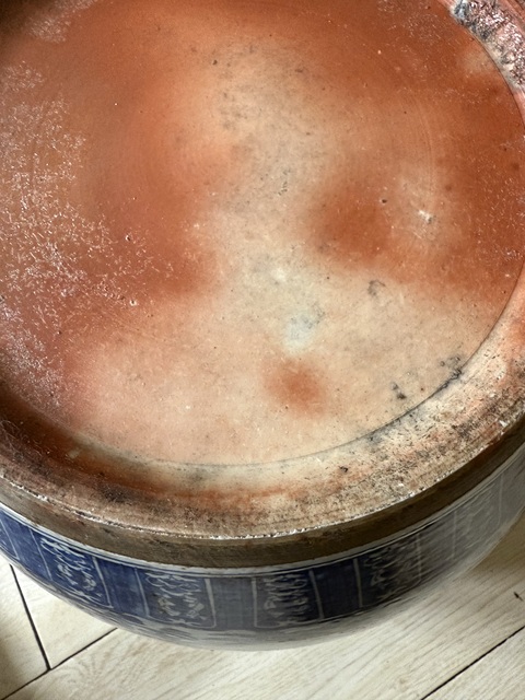 古玩陶瓷青花卷缸真品鑒賞圖