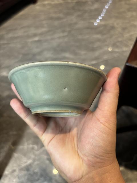 古玩陶瓷龍泉青瓷直壁洗真品鑒賞圖