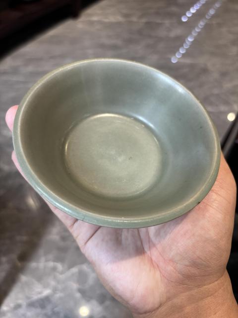 古玩陶瓷龍泉青瓷直壁洗真品鑒賞圖