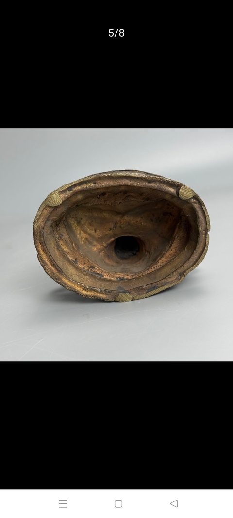古玩銅器無量壽佛真品鑒賞圖