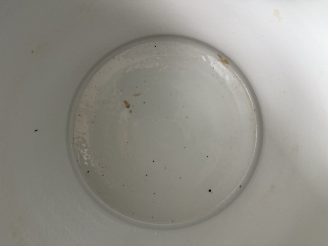 古玩陶瓷仕女花卉紋青花缸真品鑒賞圖