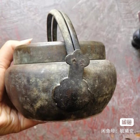 古玩銅器手爐真品鑒賞圖