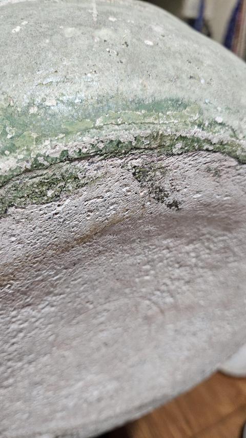 古玩陶瓷綠釉刻花洗真品鑒賞圖