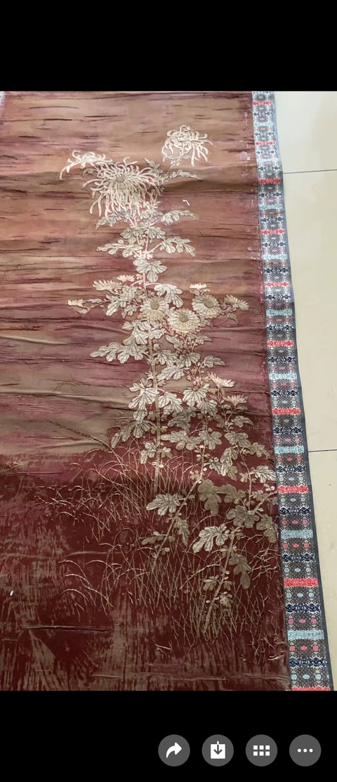 古玩雜項刺繡真品鑒賞圖