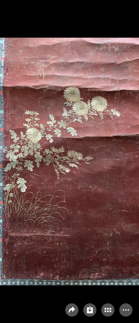 古玩雜項刺繡真品鑒賞圖