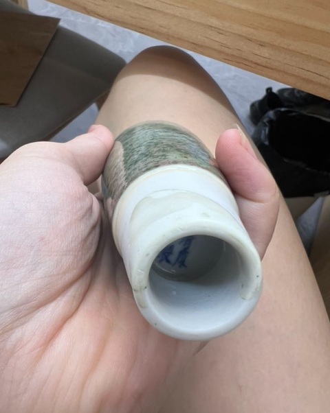 古玩陶瓷豇豆紅釉柳葉瓶真品鑒賞圖