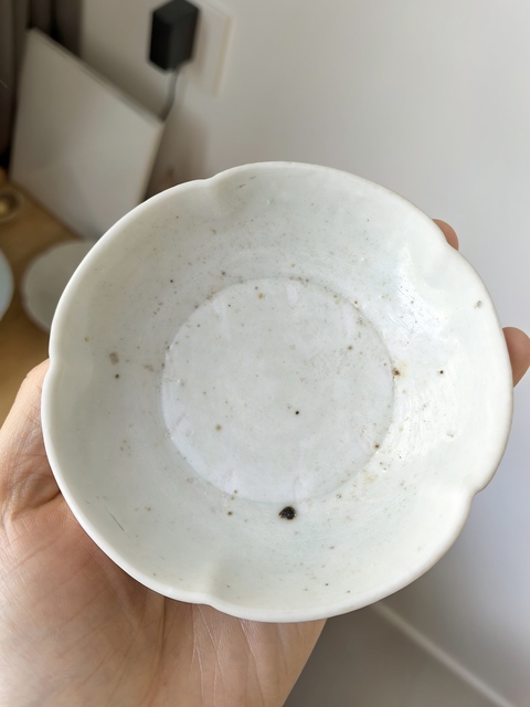 古玩陶瓷青白釉葵口洗真品鑒賞圖