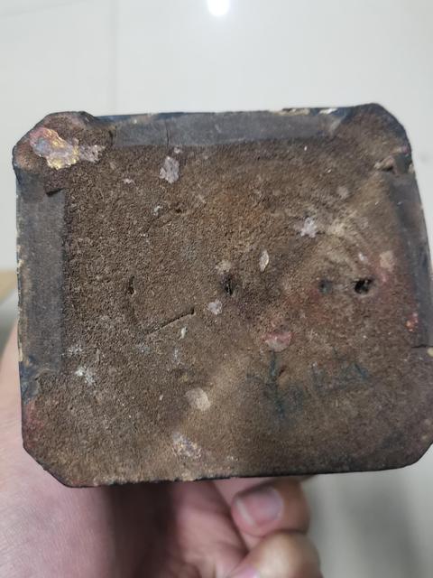 古玩雜項木雕彩繪文昌帝君像真品鑒賞圖