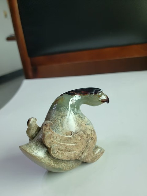 古玩玉器仿古做舊玉鳥真品鑒賞圖
