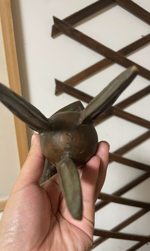 古玩銅器爵杯真品鑒賞圖