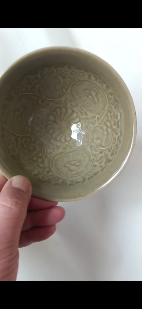 古玩陶瓷青瓷碗真品鑒賞圖