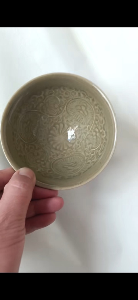 古玩陶瓷青瓷碗真品鑒賞圖