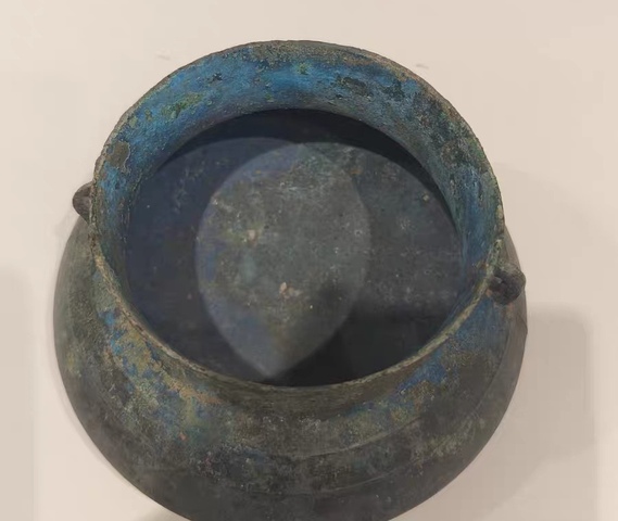 古玩銅器釜真品鑒賞圖