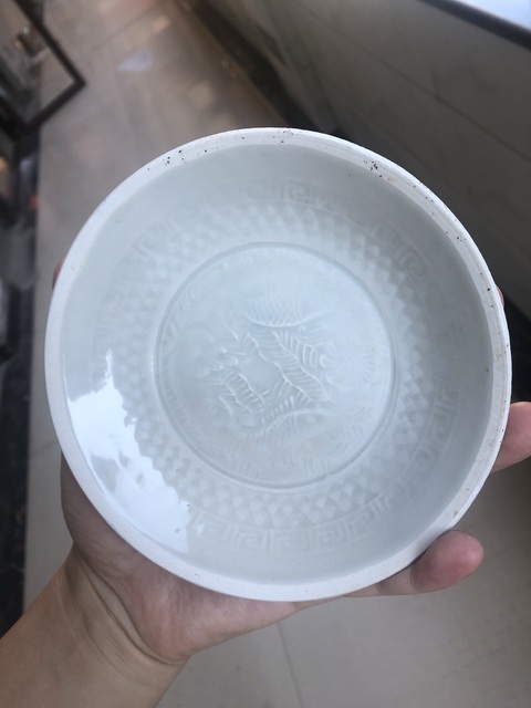 古玩陶瓷宋，青白釉雙魚印花盤拍賣，當前價格4000元