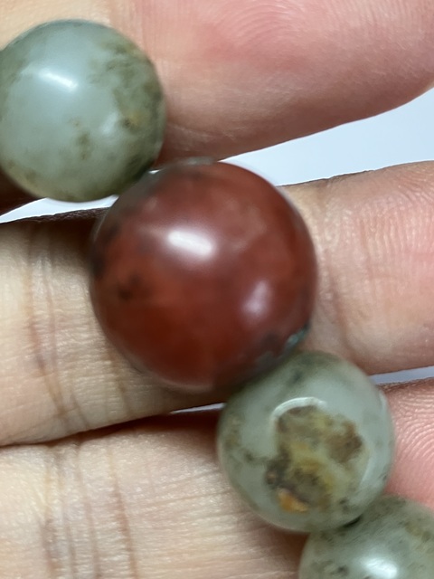 古玩玉器老玉珠手串真品鑒賞圖