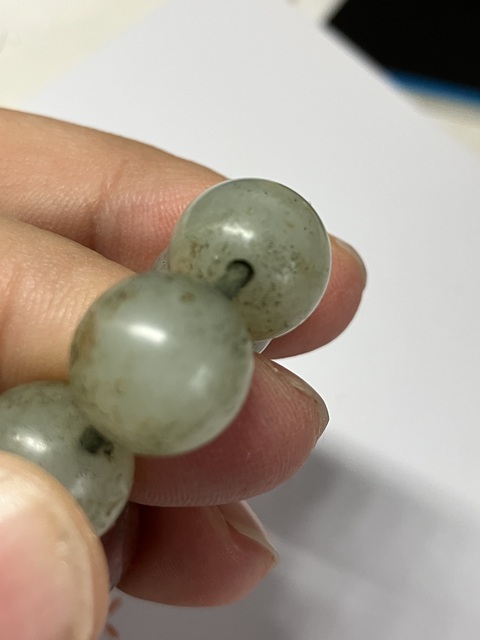 古玩玉器老玉珠手串真品鑒賞圖