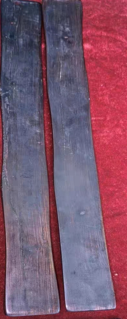 古玩雜項(xiàng)竹節(jié)鎮(zhèn)紙真品鑒賞圖