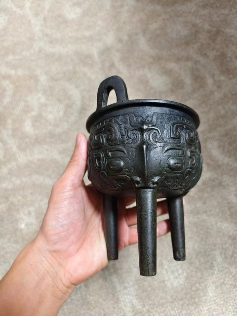 古玩銅器銅爐真品鑒賞圖