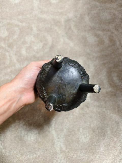 古玩銅器銅爐真品鑒賞圖