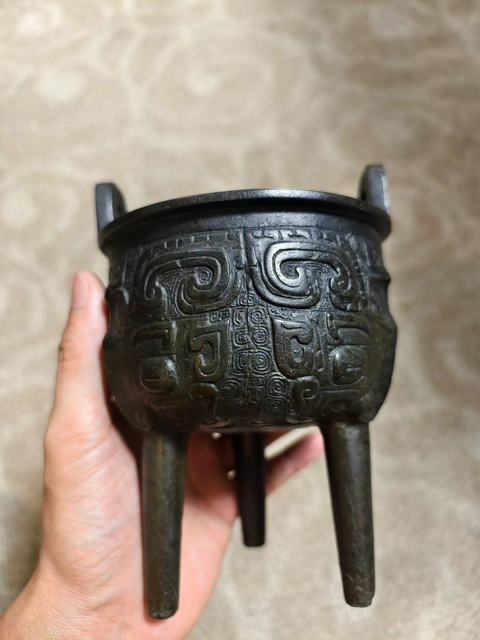 古玩銅器銅爐真品鑒賞圖