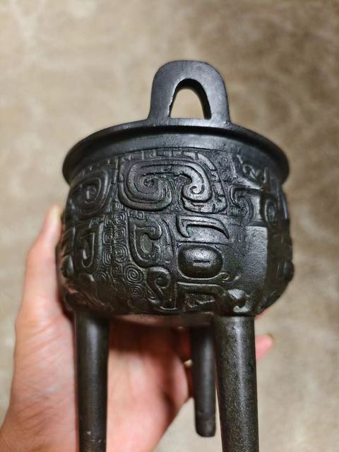 古玩銅器銅爐真品鑒賞圖