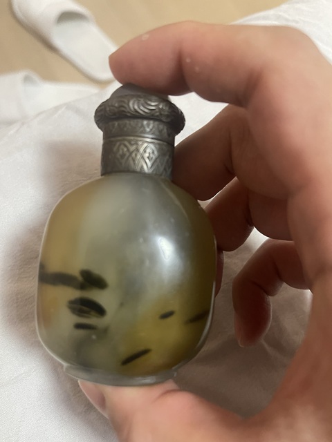 古玩玉器瑪瑙雕“素紋鼻煙壺”真品鑒賞圖