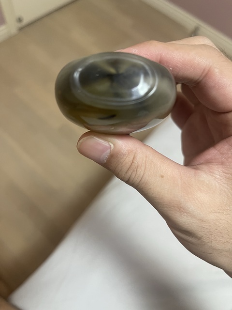 古玩玉器瑪瑙雕“素紋鼻煙壺”真品鑒賞圖