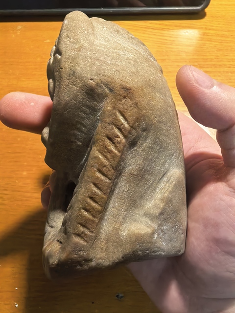 古玩雜項石獸真品鑒賞圖