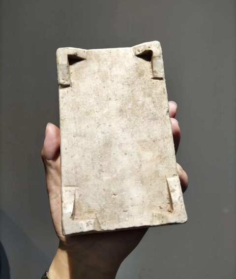 古玩陶瓷花卉紋青花水仙盆真品鑒賞圖