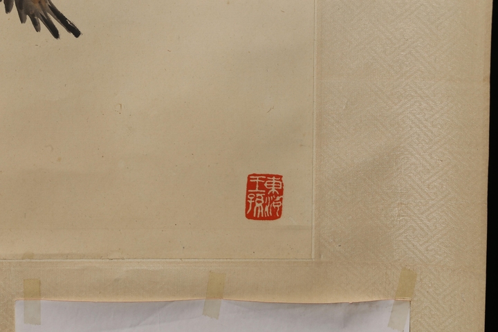 古玩字畫竹雀圖真品鑒賞圖