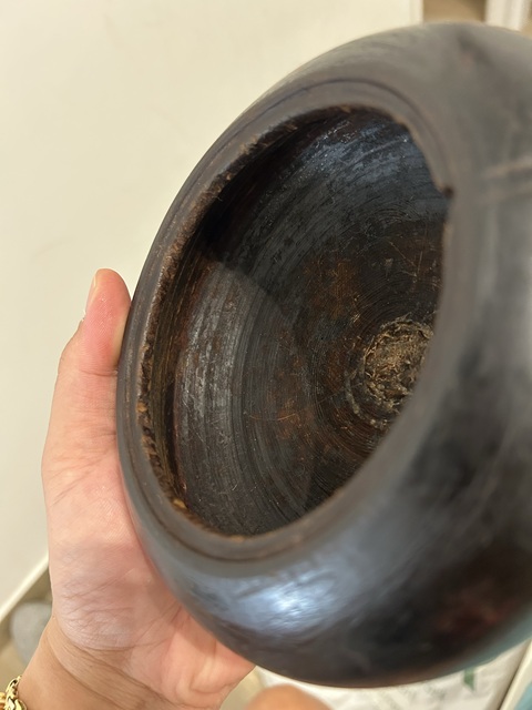 古玩雜項木罐子真品鑒賞圖