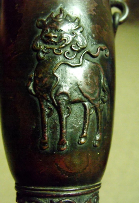 古玩銅器銅瓶真品鑒賞圖