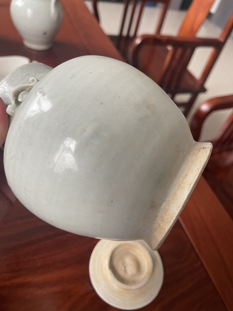 古玩陶瓷青白釉四系罐真品鑒賞圖