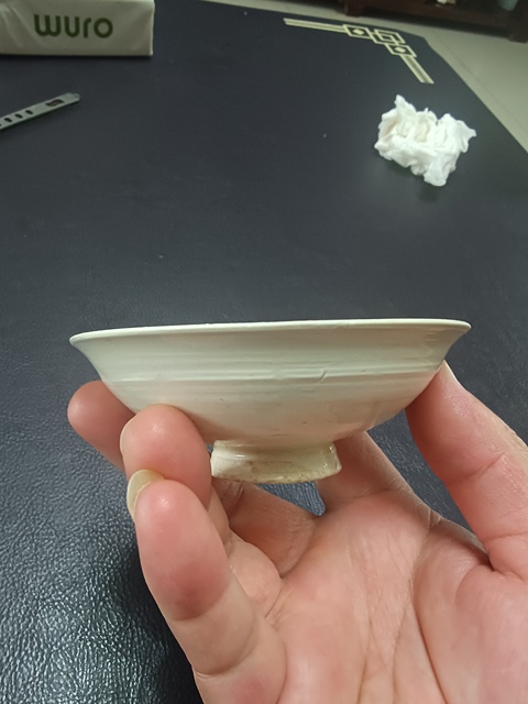 古玩陶瓷白釉盞真品鑒賞圖