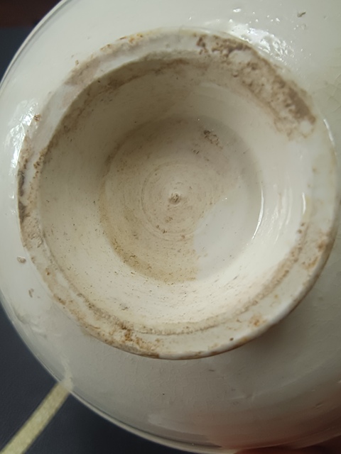 古玩陶瓷金代霍州窯白釉茶盞真品鑒賞圖