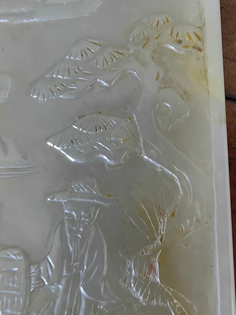 古玩玉器和田玉雕“人物故事”牌真品鑒賞圖