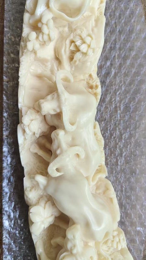 古玩雜項牙雕作品真品鑒賞圖