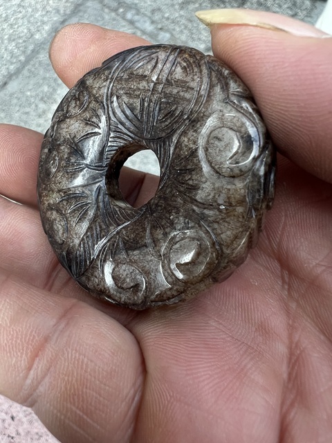 古玩玉器提油仿古“玉璧”真品鑒賞圖