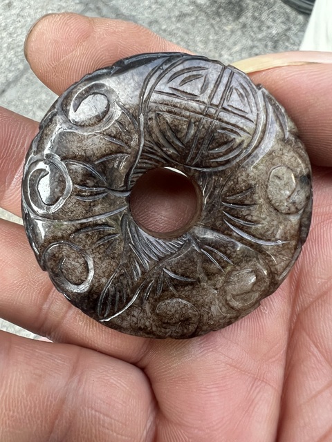 古玩玉器提油仿古“玉璧”真品鑒賞圖