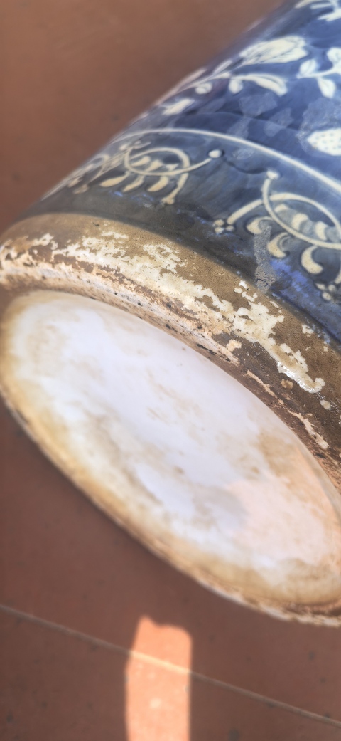 古玩陶瓷筒瓶真品鑒賞圖