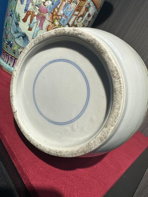 古玩陶瓷人物紋粉彩棒槌瓶真品鑒賞圖