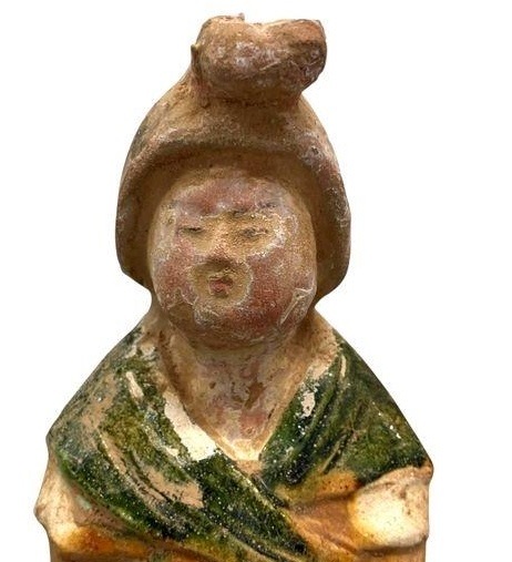 古玩陶瓷女唐代男南北朝真品鑒賞圖